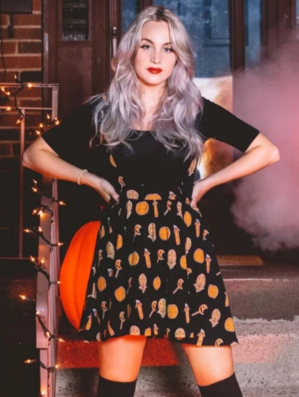 Trick r Treat Overall Skirt